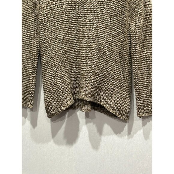 J. Jill Pure Jill Oversized Waffle Knit Drop Shoulder High/Low Sweater, XS - Picture 4 of 9